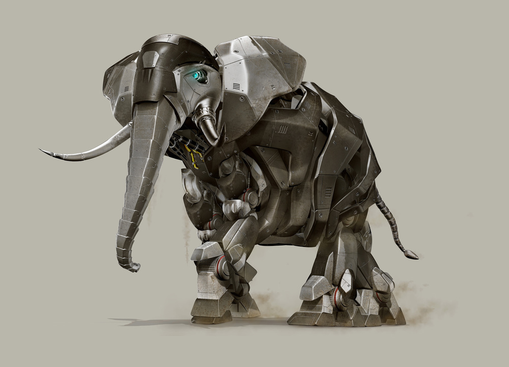 science and technology，robot，Future world，Creative design，