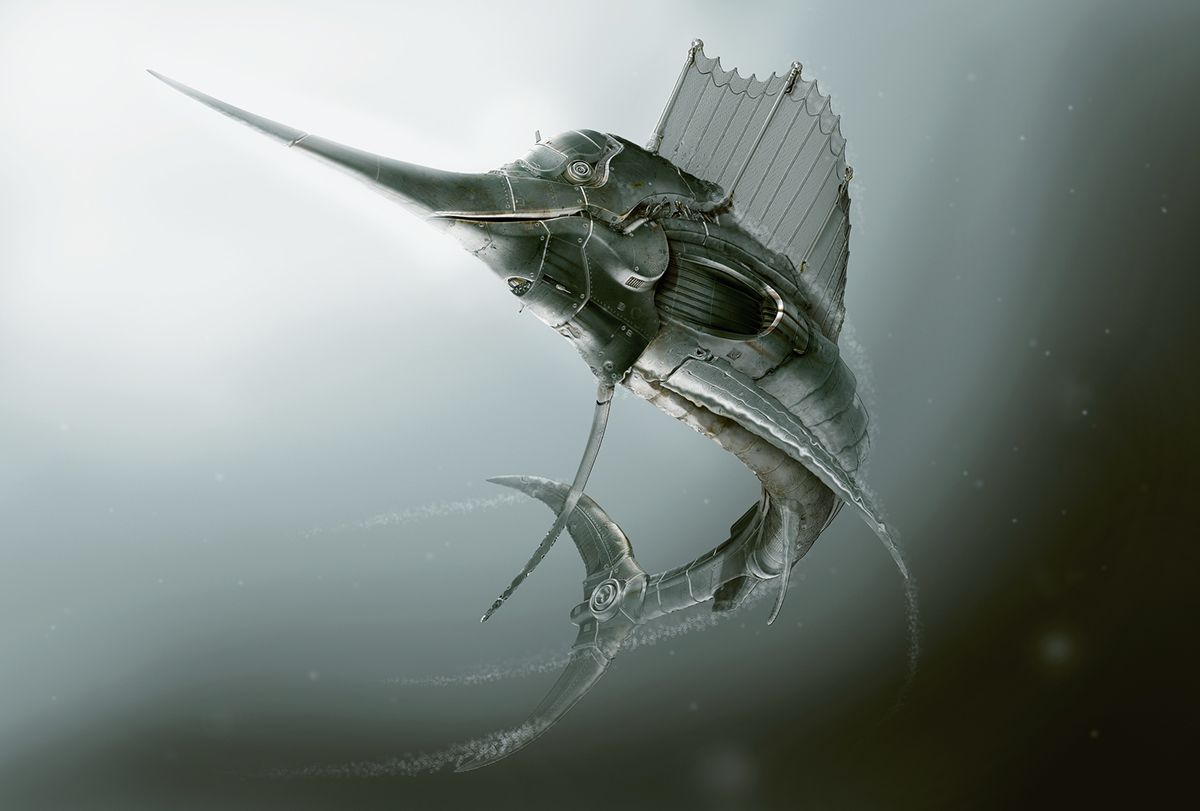 science and technology，robot，Future world，Creative design，