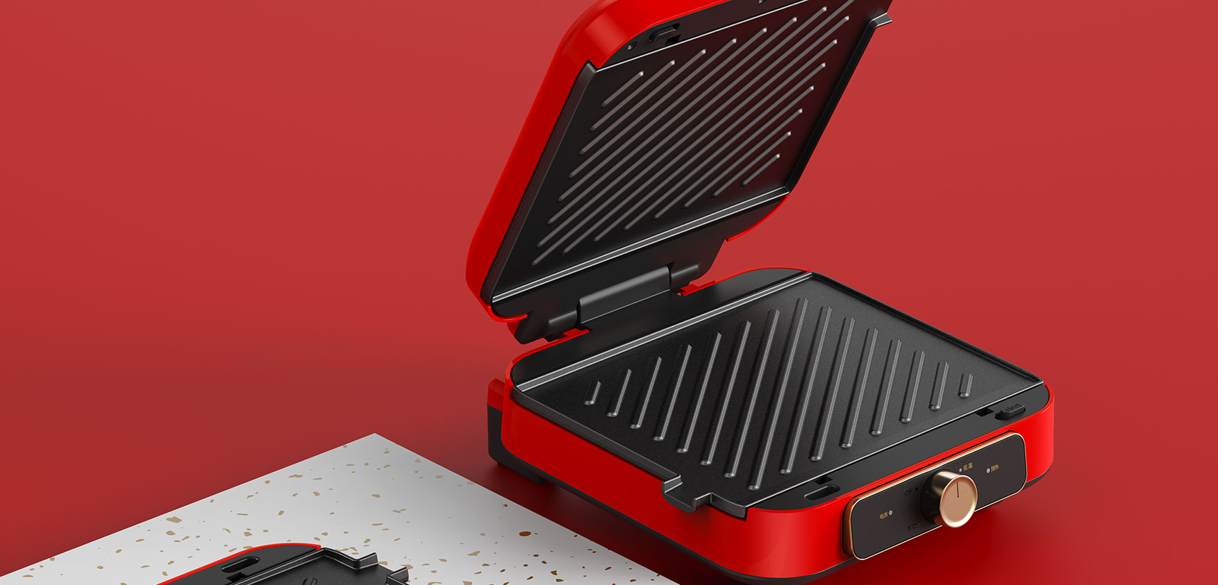 industrial design，Mingrui design，Smart appliances，Steak machine，Design，