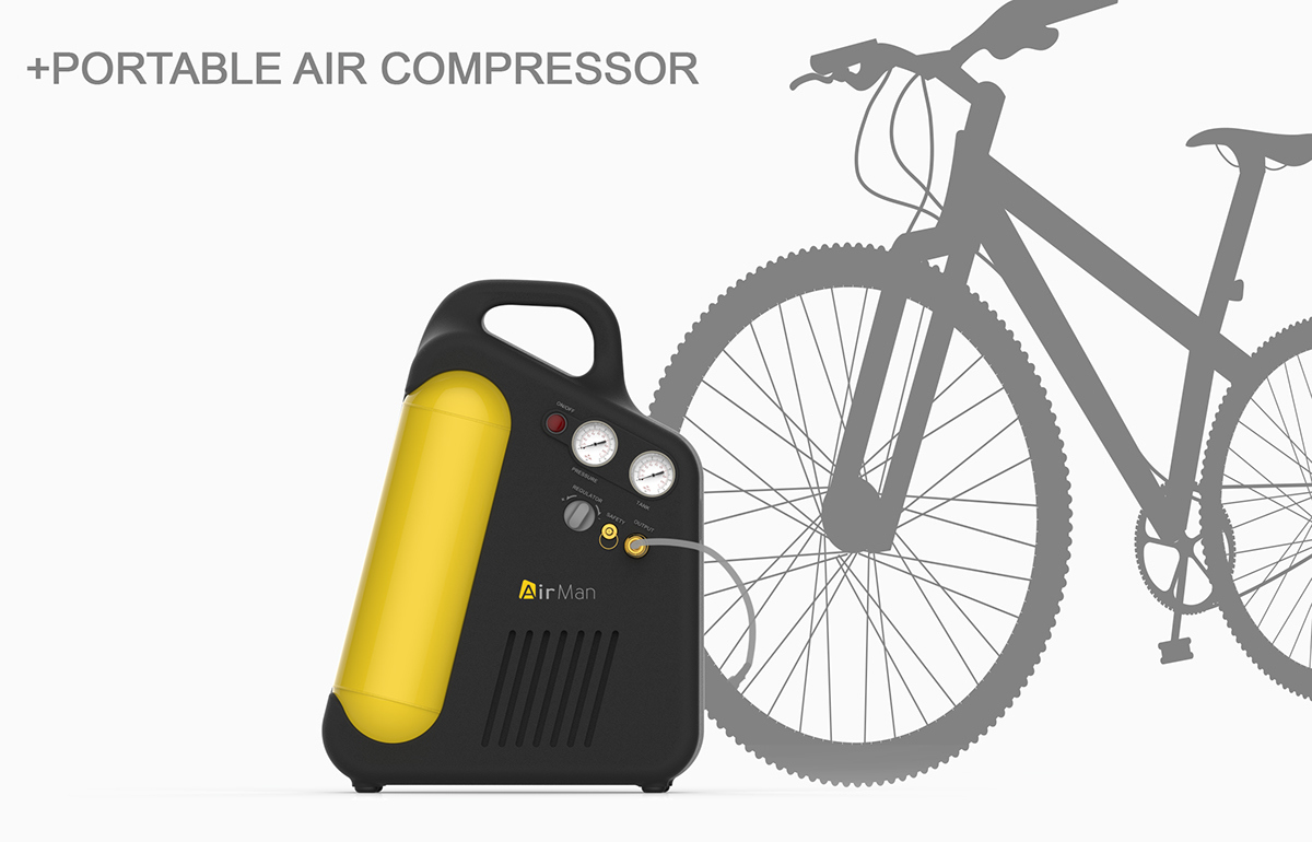 Air compressor，Portable，Tools and equipment，AirMan，