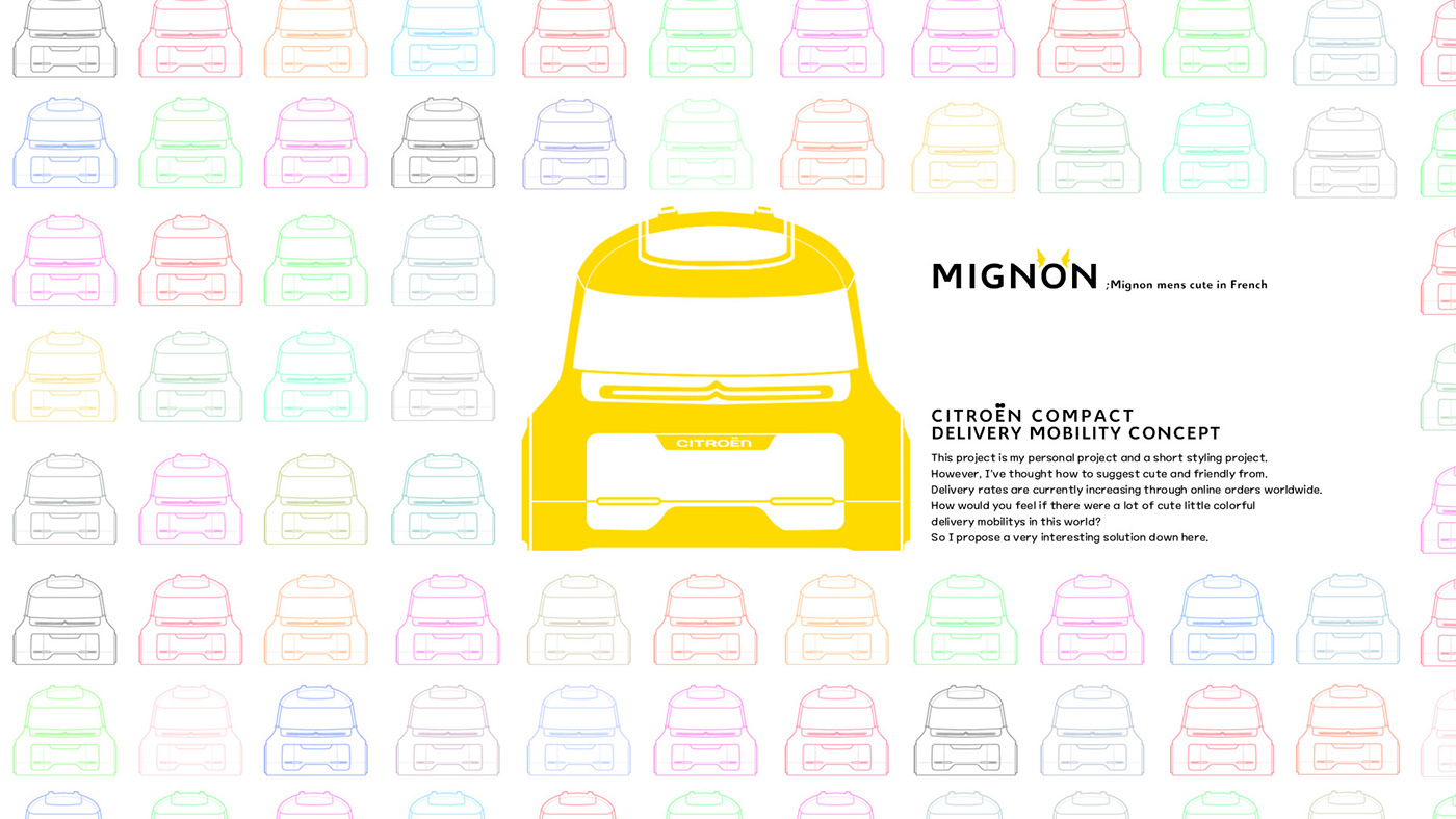 vehicle，conceptual design，MIGNON CITROEN，Citroen，