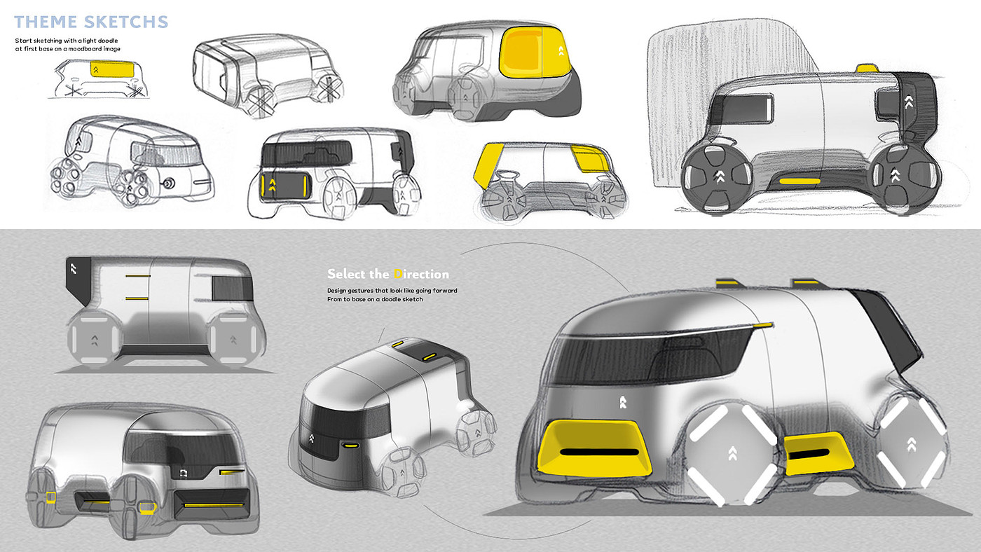 vehicle，conceptual design，MIGNON CITROEN，Citroen，