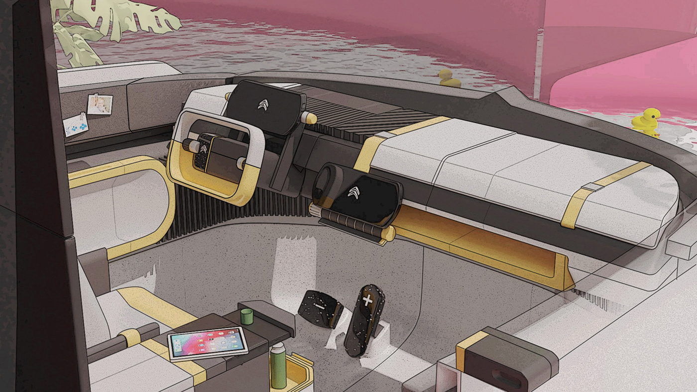 vehicle，conceptual design，MIGNON CITROEN，Citroen，