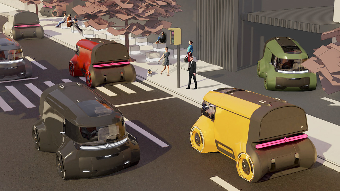vehicle，conceptual design，MIGNON CITROEN，Citroen，