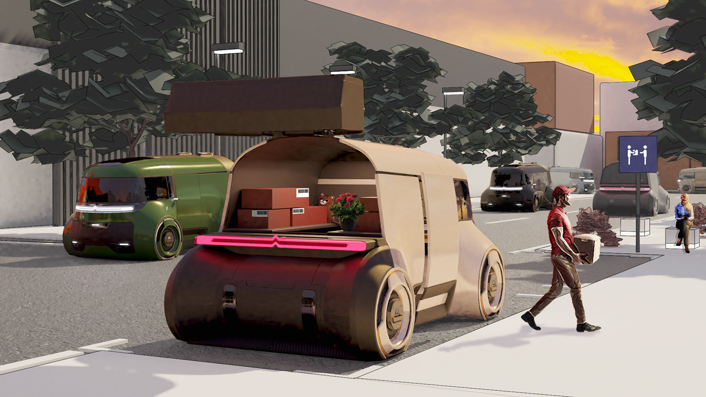 vehicle，conceptual design，MIGNON CITROEN，Citroen，