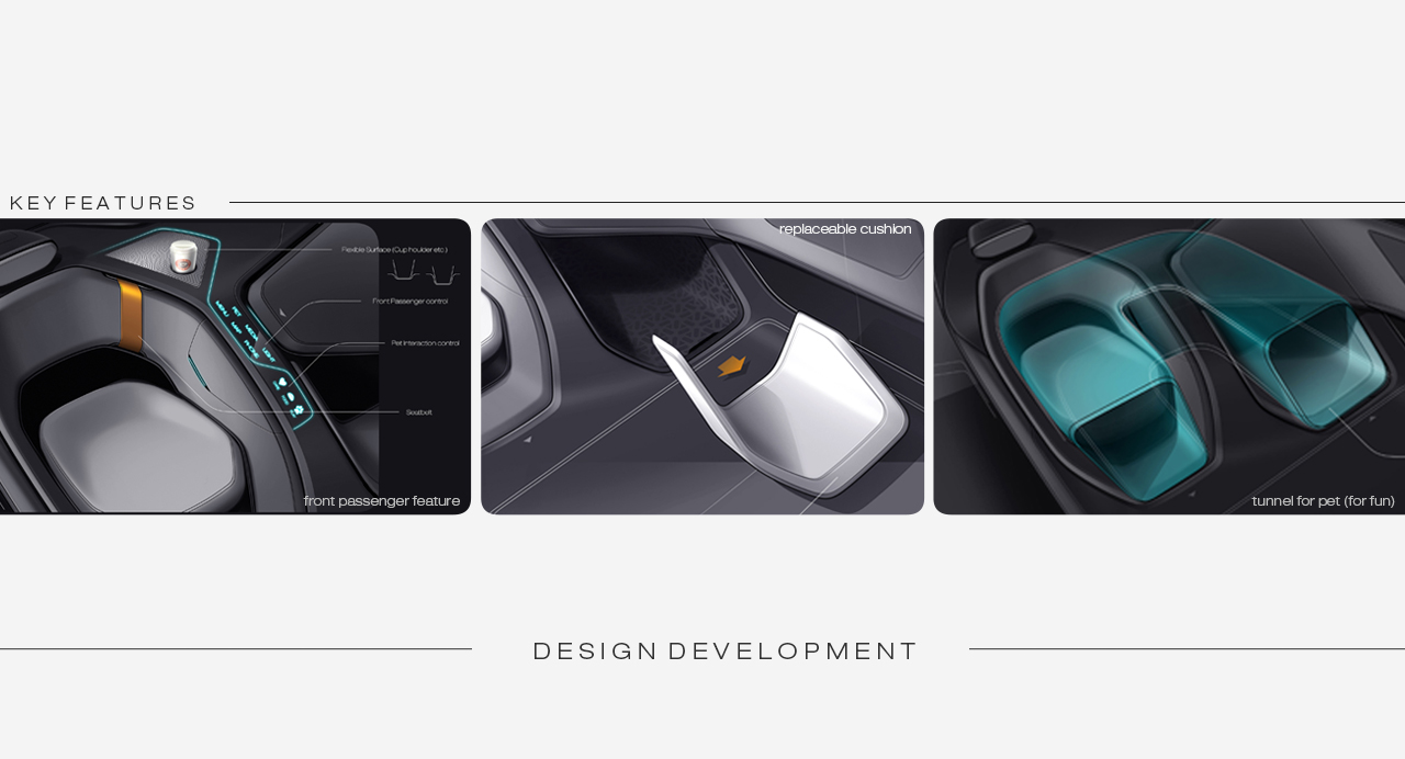 Automotive interior，conceptual design，Pets，partner，