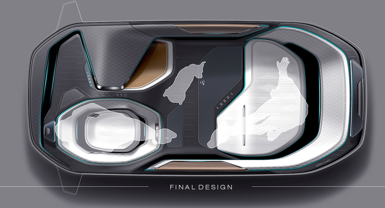 Automotive interior，conceptual design，Pets，partner，