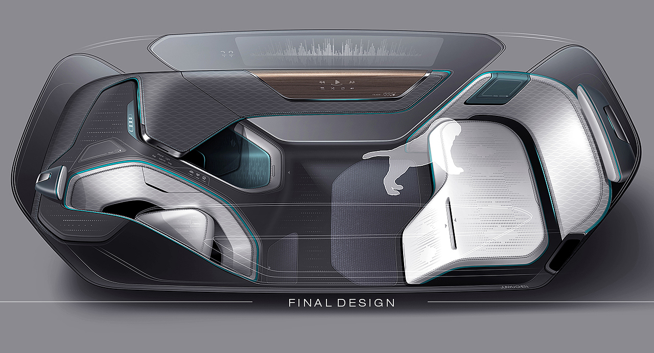 Automotive interior，conceptual design，Pets，partner，
