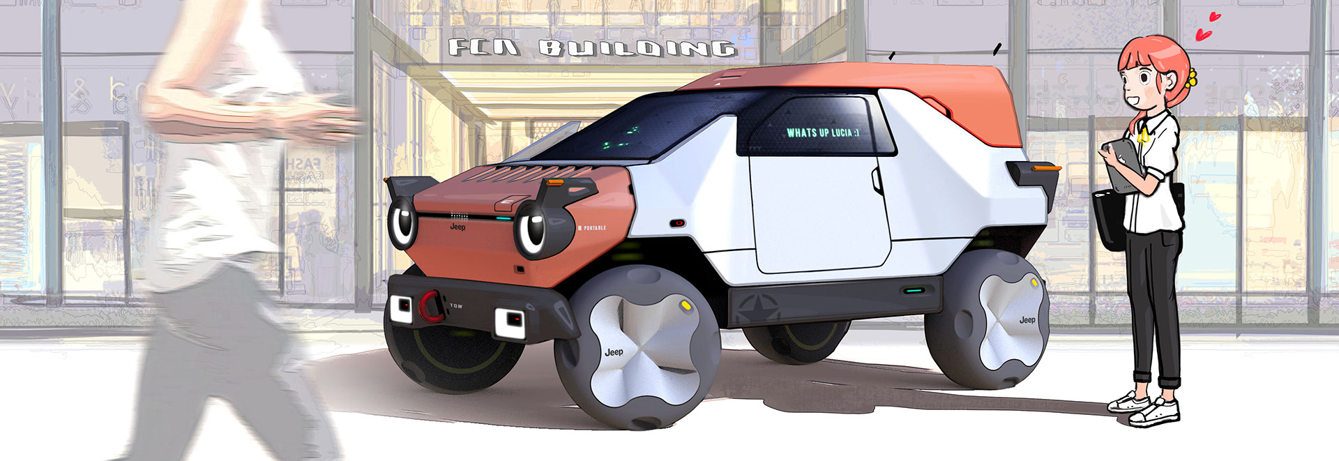 suv，Electric，babyjeep，manuscript，