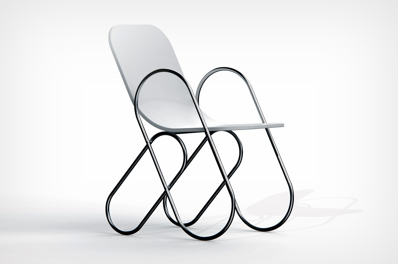 chair，unique，Metal，Minimalism，