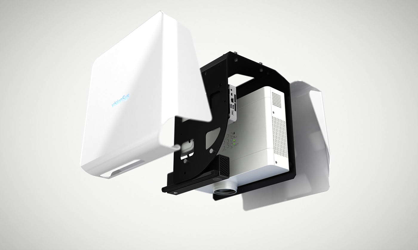 VCardvisionbox，interaction，play，white，Projector，