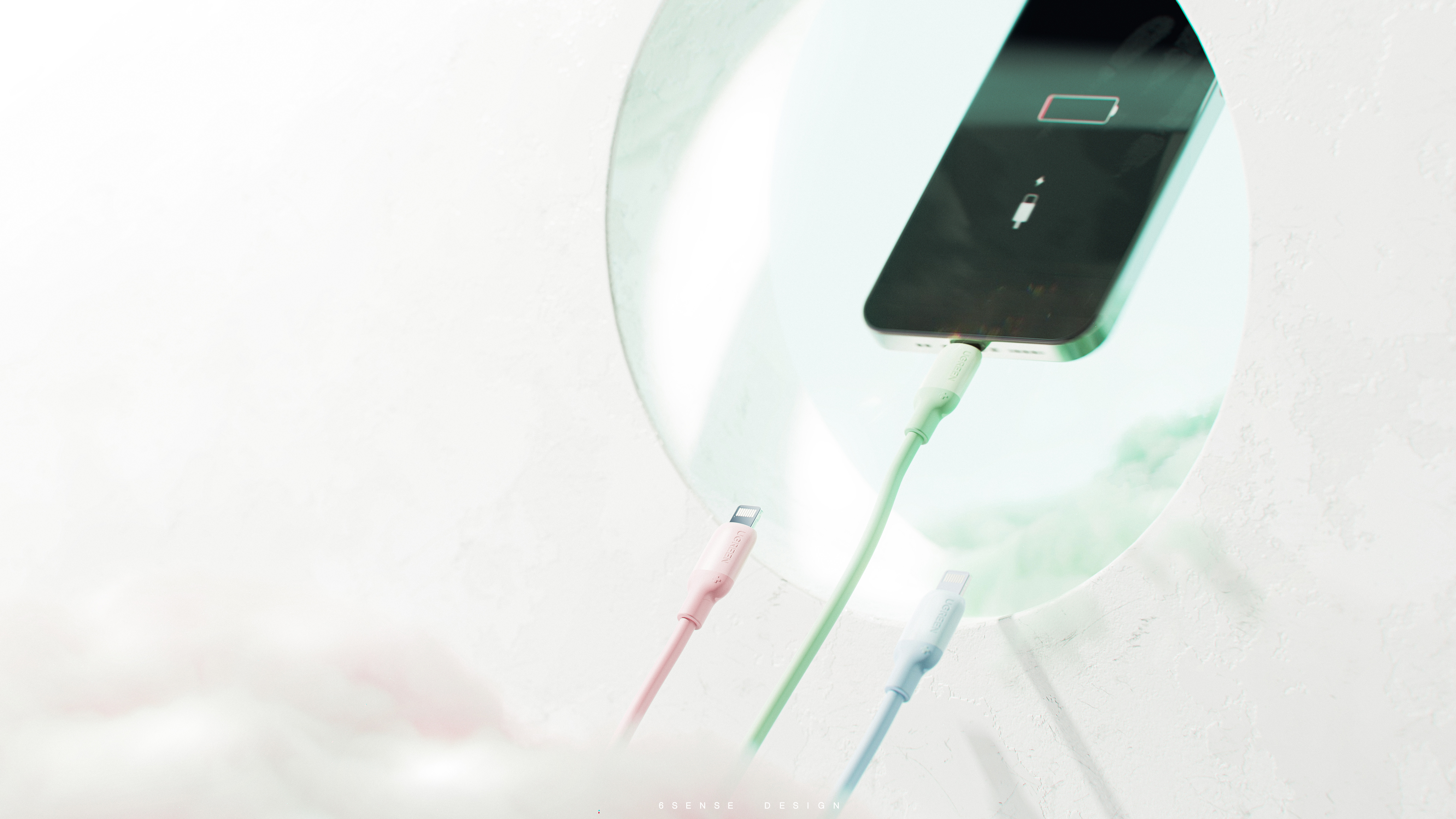 Green couplet，data line，lovely，