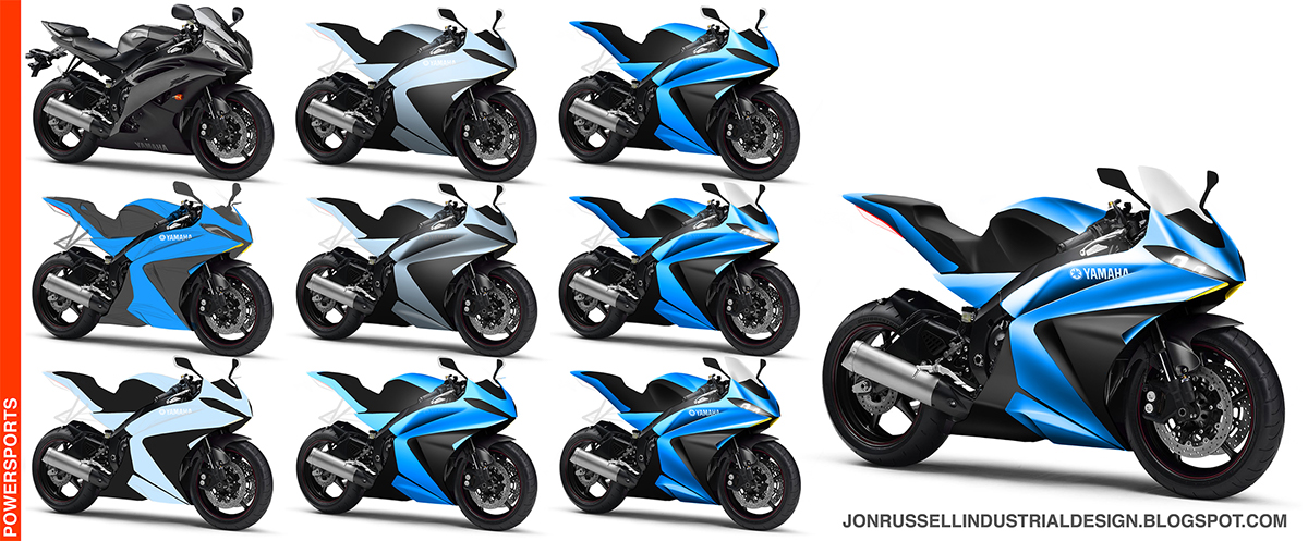 Hand drawn appreciation，motorcycle，Ubee ，ps，