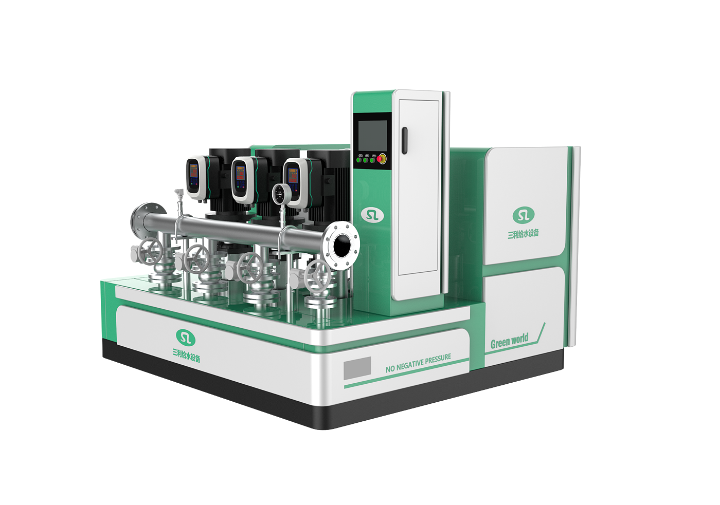 Secondary water supply，Smart water，Direct connected outdoor equipment，Sheet metal design，Control cabinet，