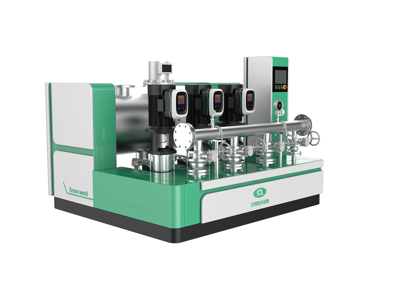Secondary water supply，Smart water，Direct connected outdoor equipment，Sheet metal design，Control cabinet，