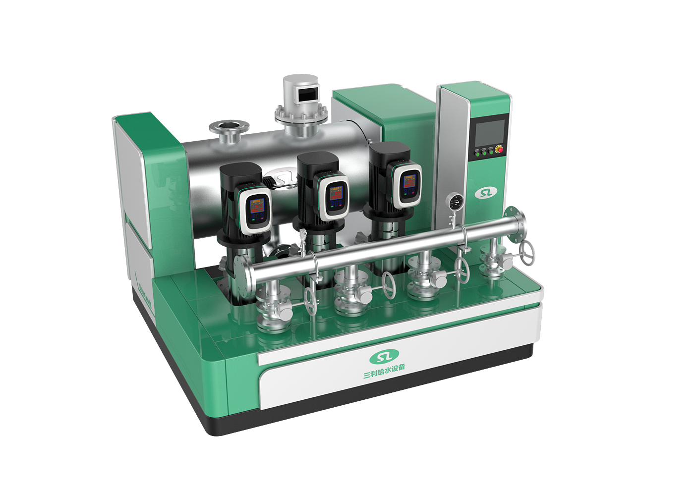 Secondary water supply，Smart water，Direct connected outdoor equipment，Sheet metal design，Control cabinet，