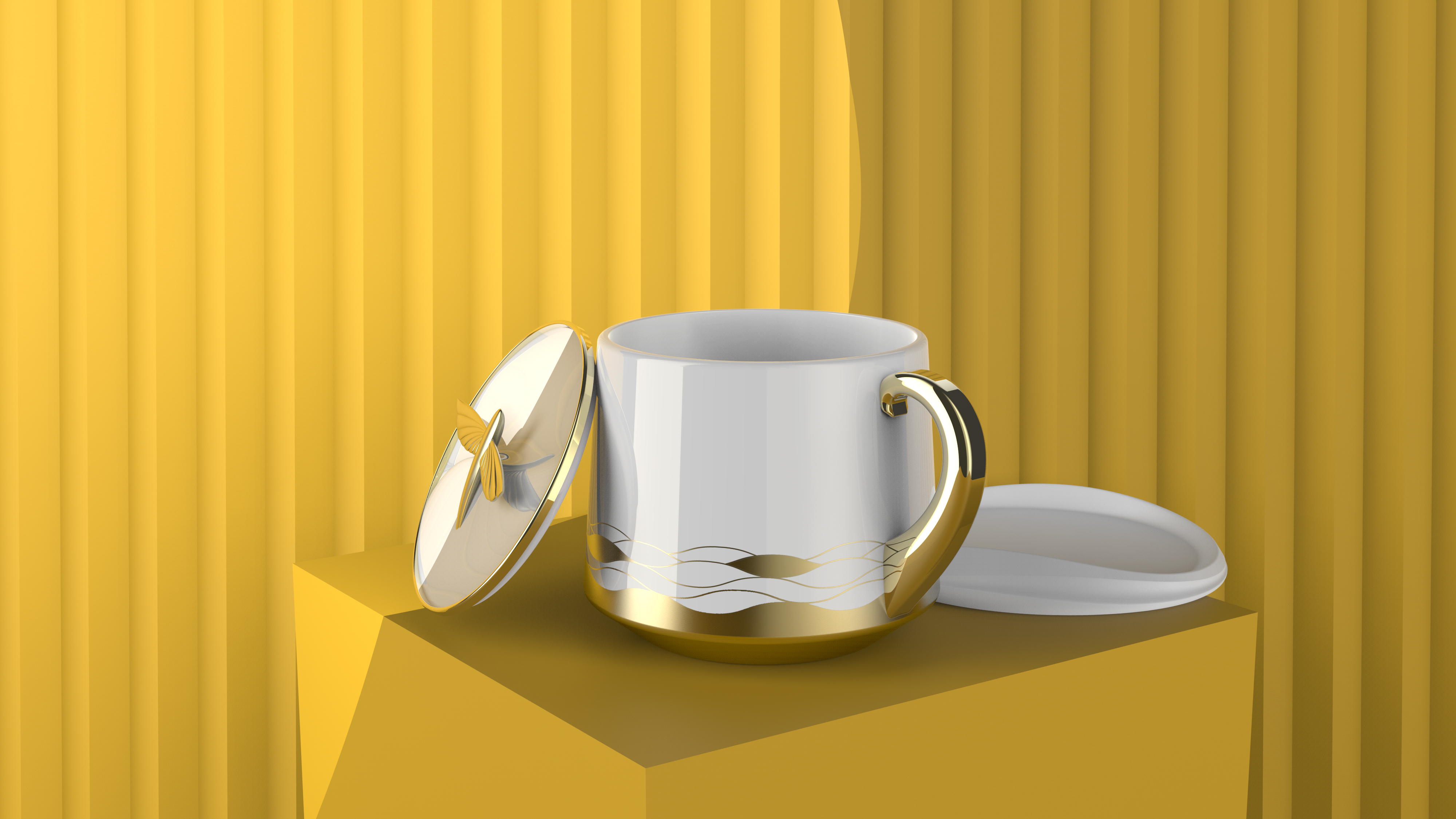 AI you，Gem you，young people，Flying fish，Mug，sea wave，sea，