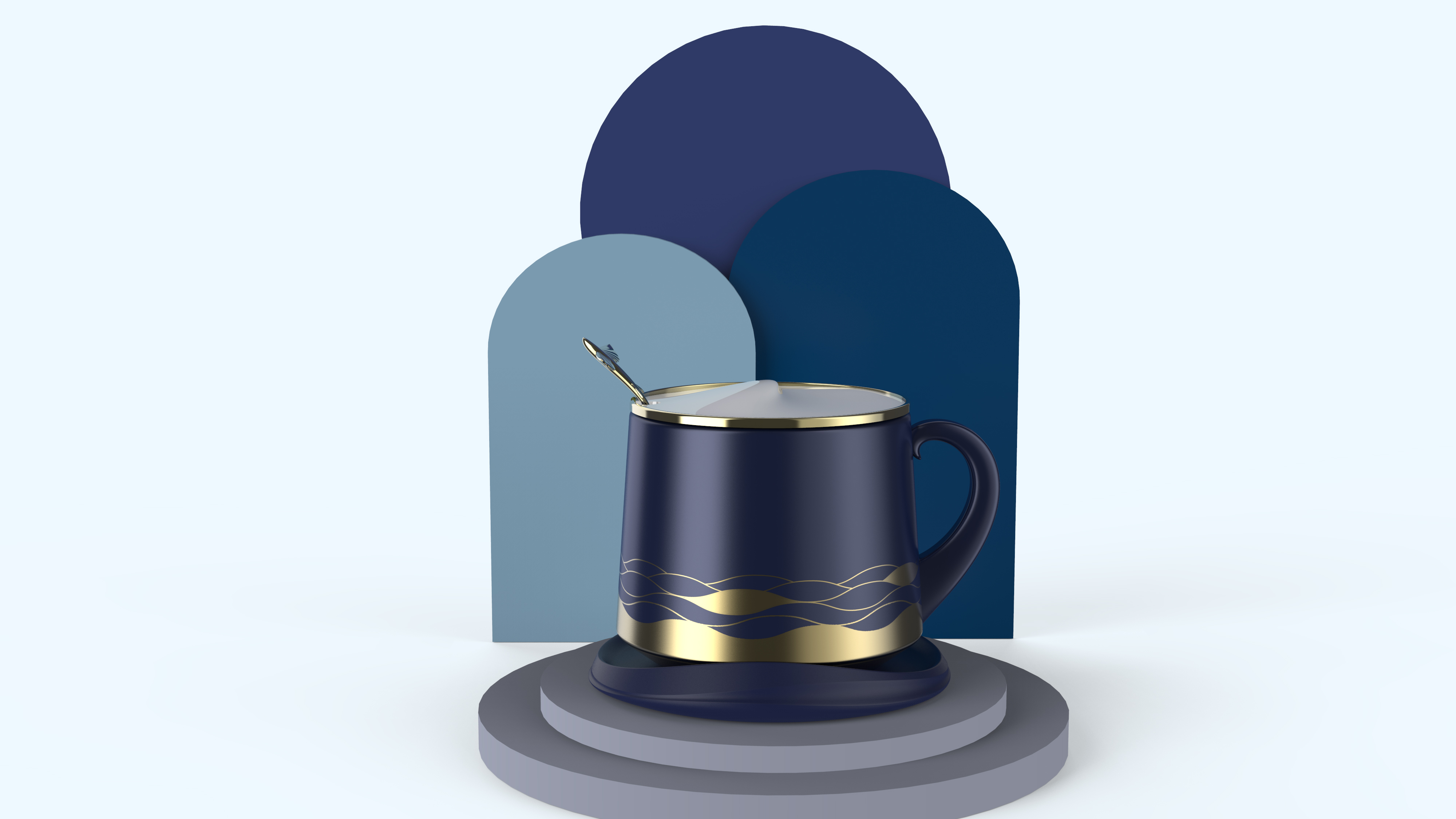 AI you，Gem you，young people，Flying fish，Mug，sea wave，sea，