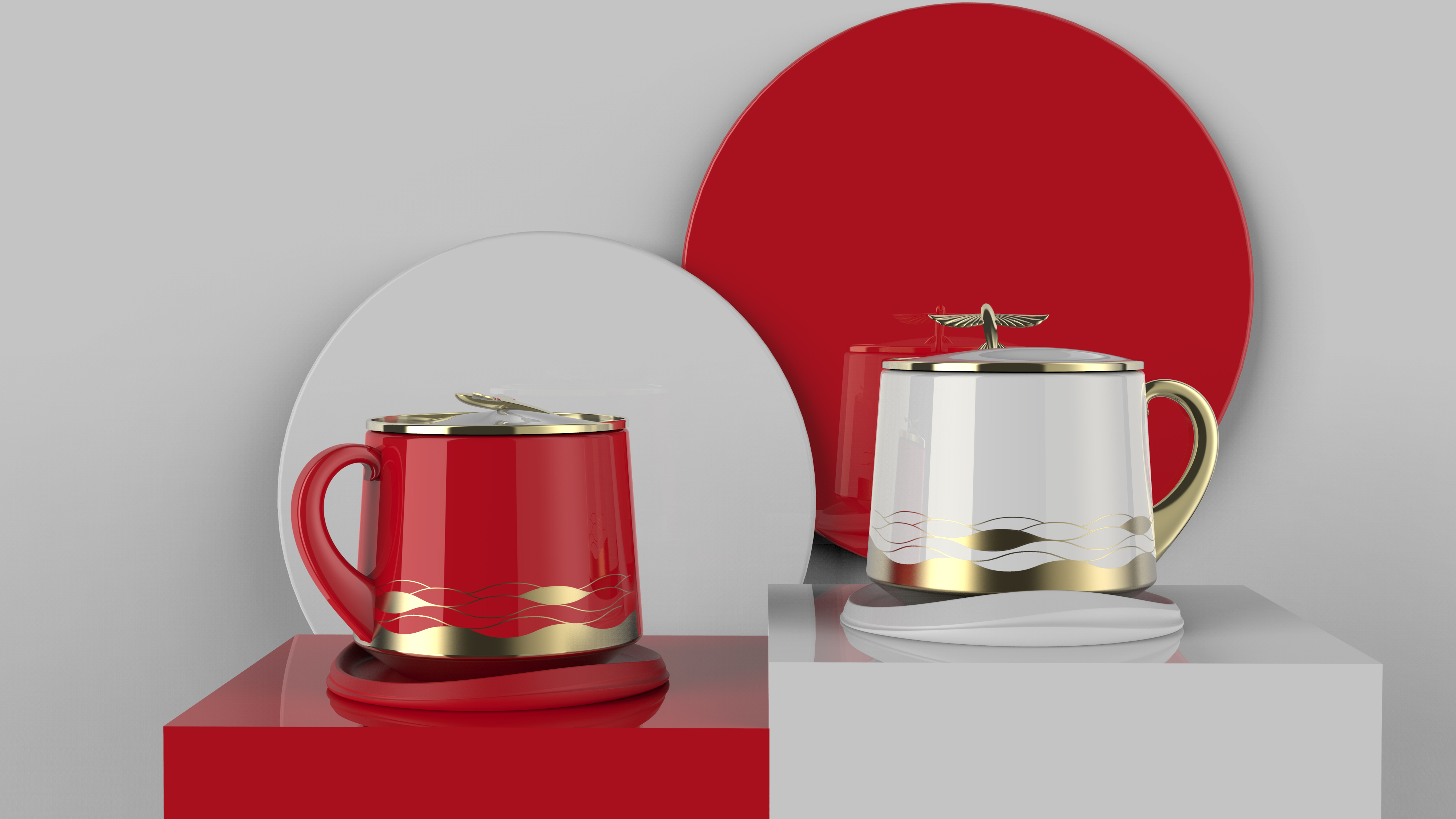 AI you，Gem you，young people，Flying fish，Mug，sea wave，sea，