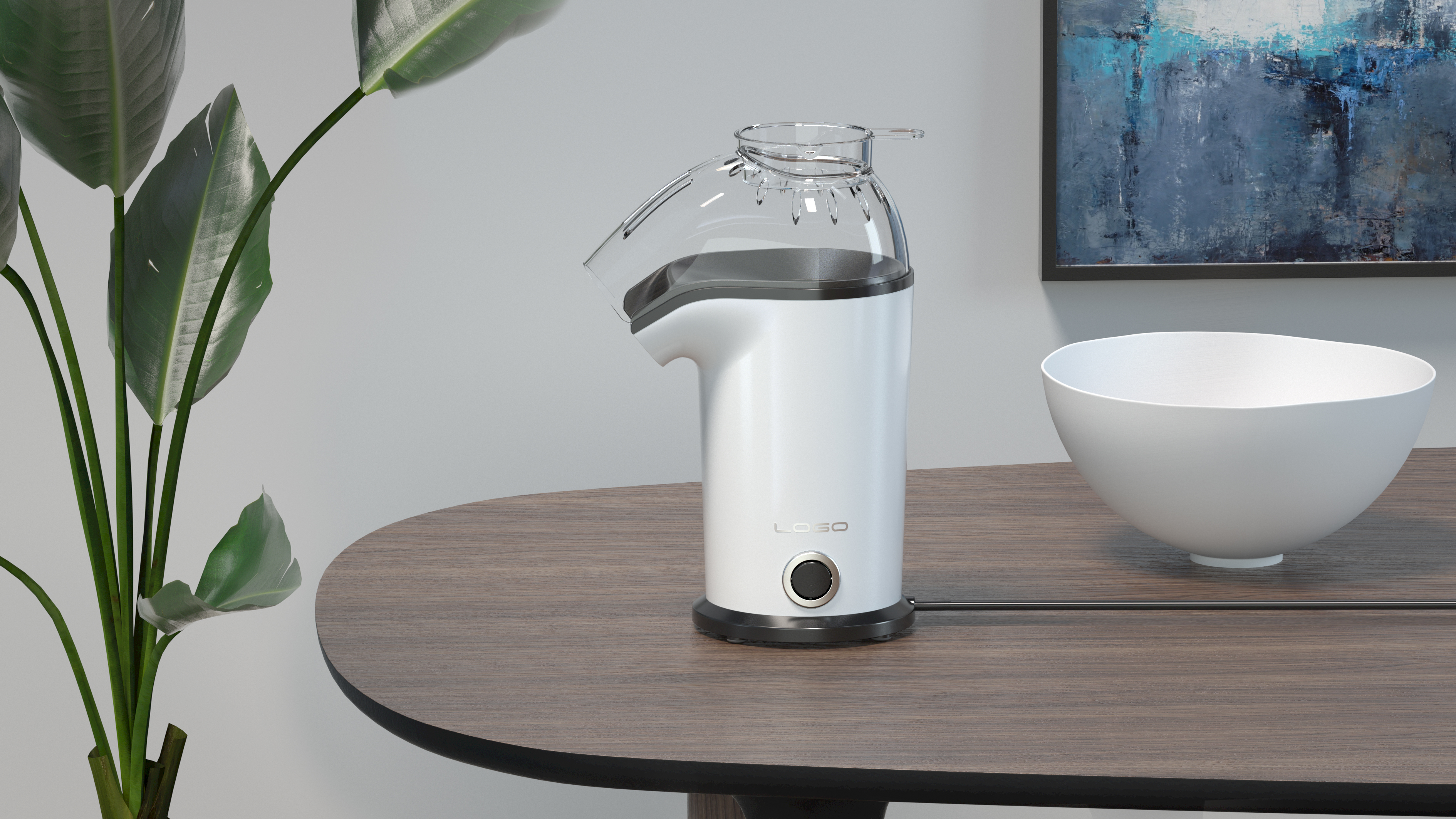 Popcorn machine，Lime industrial design，Lime design，Guangdong Industrial Design，popcorn，product design，elephant，Foshan Industrial Design，