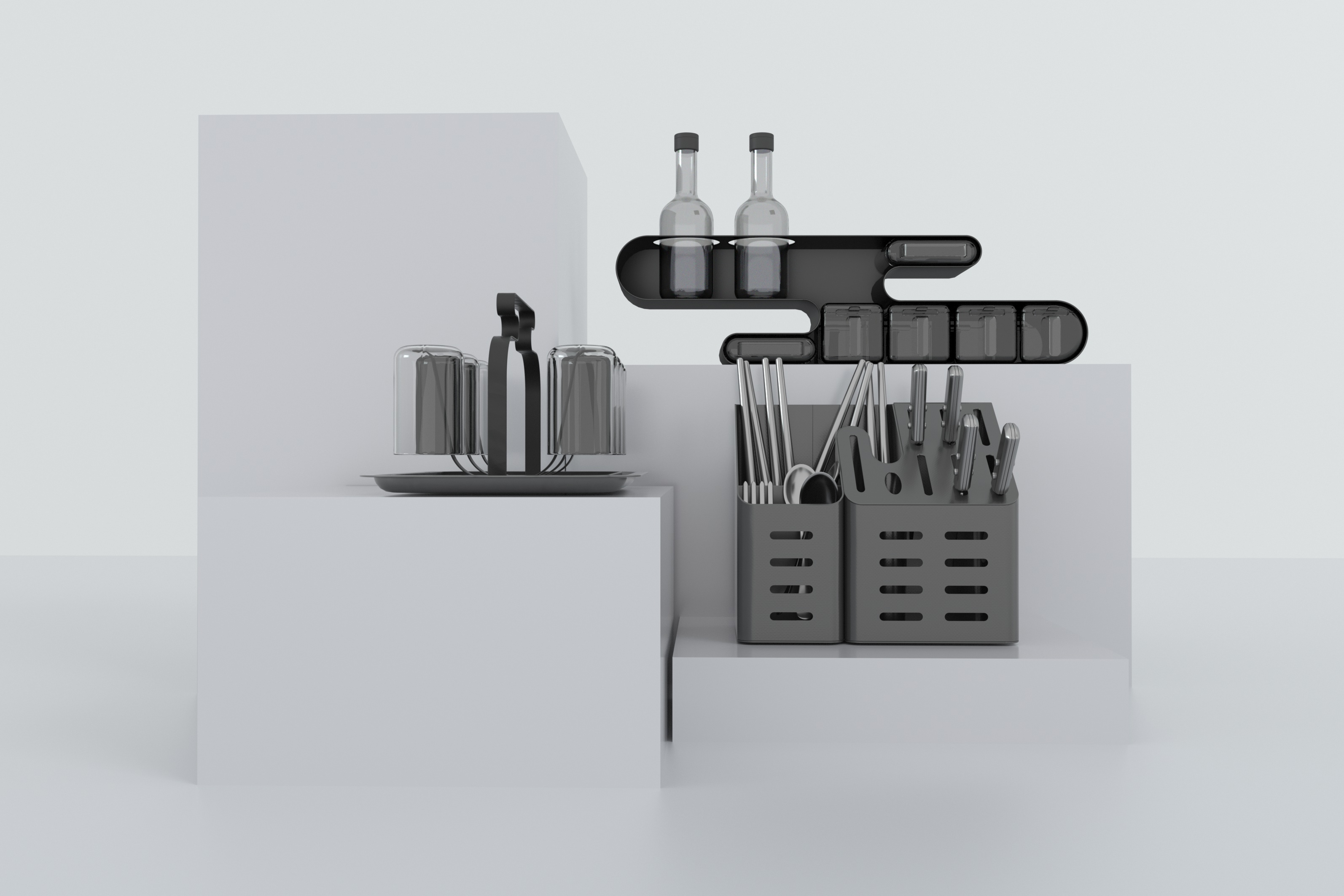 Seasoning rack，Chopstick clip，tool carrier，Cup holder，