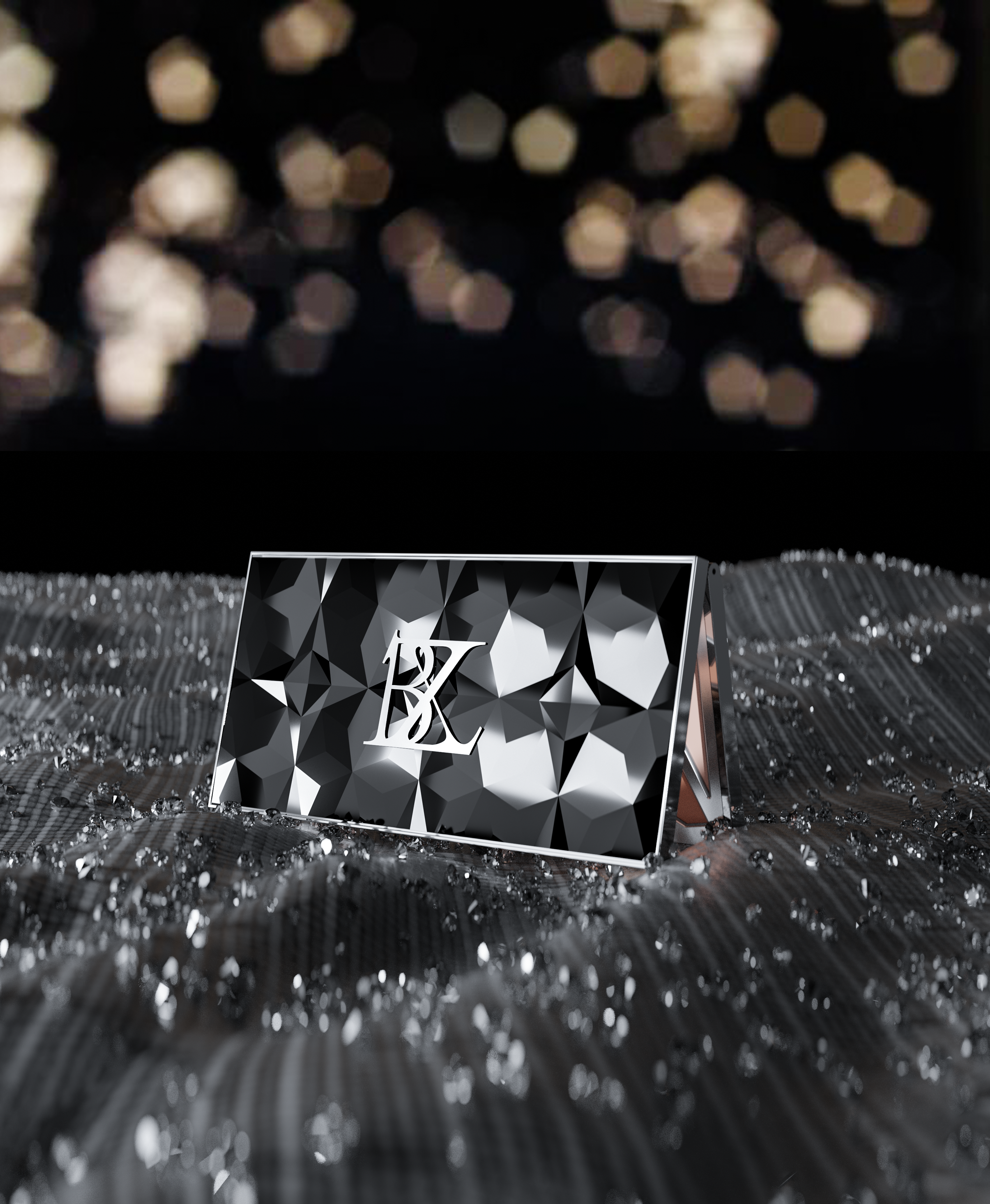 Cosmetics，Eye shadow，Diamonds，shine，cabinet，