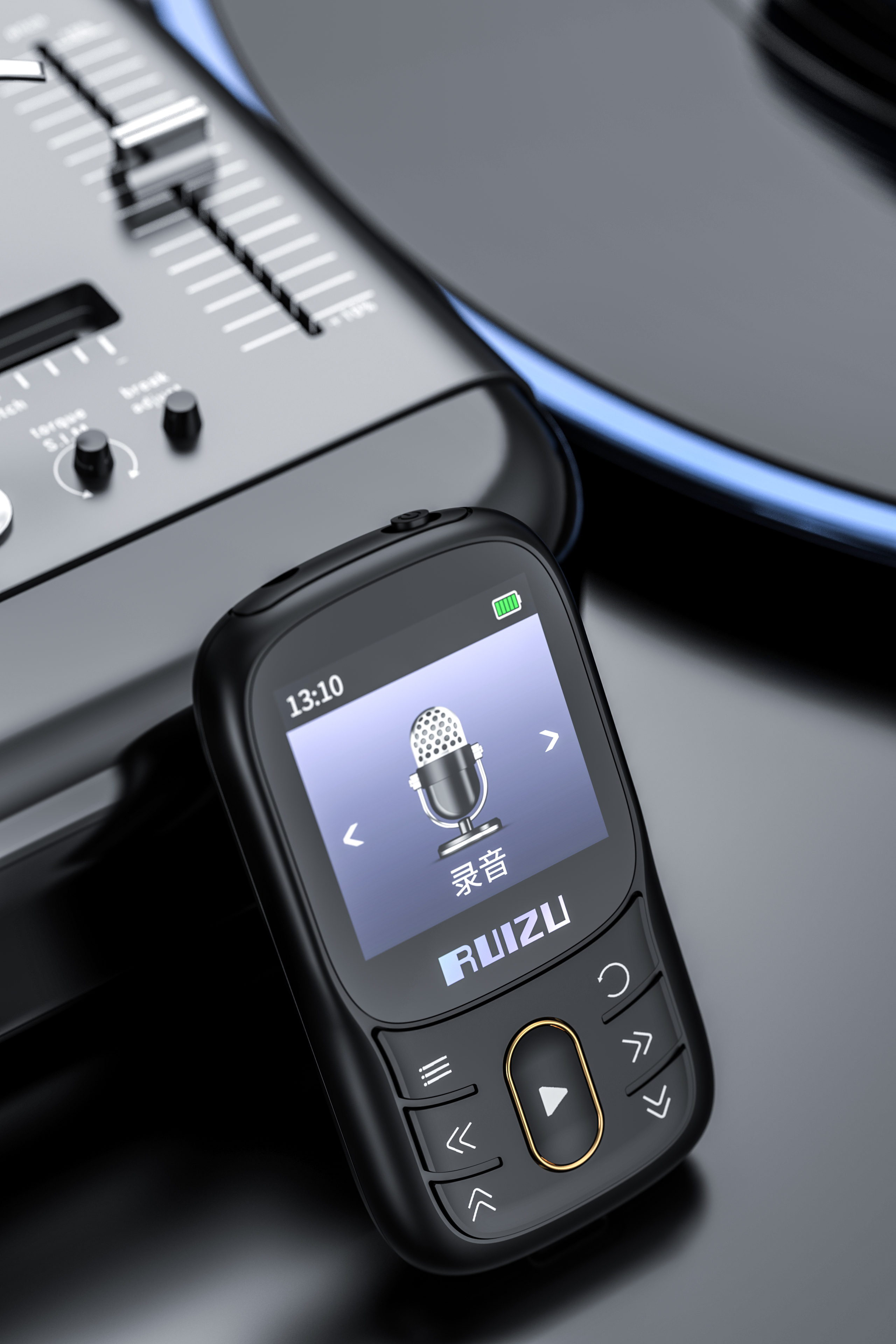 Product rendering，mp3，data line，