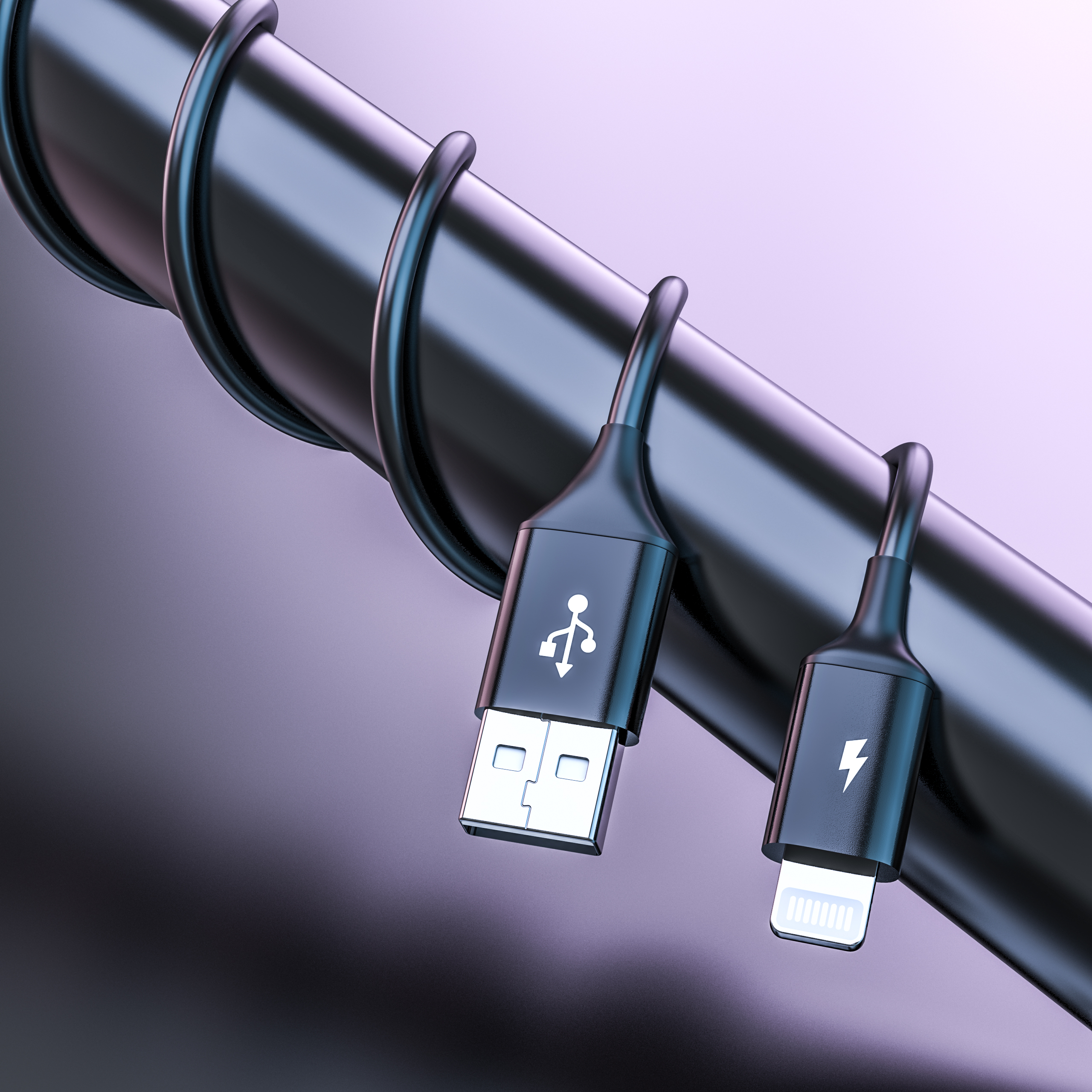 Product rendering，mp3，data line，