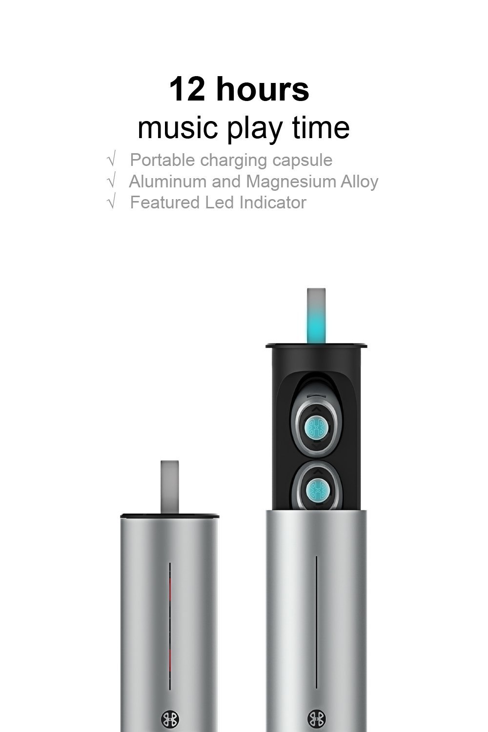 2017 red dot award，12 hours，Bluetooth sports headset，Fit1，