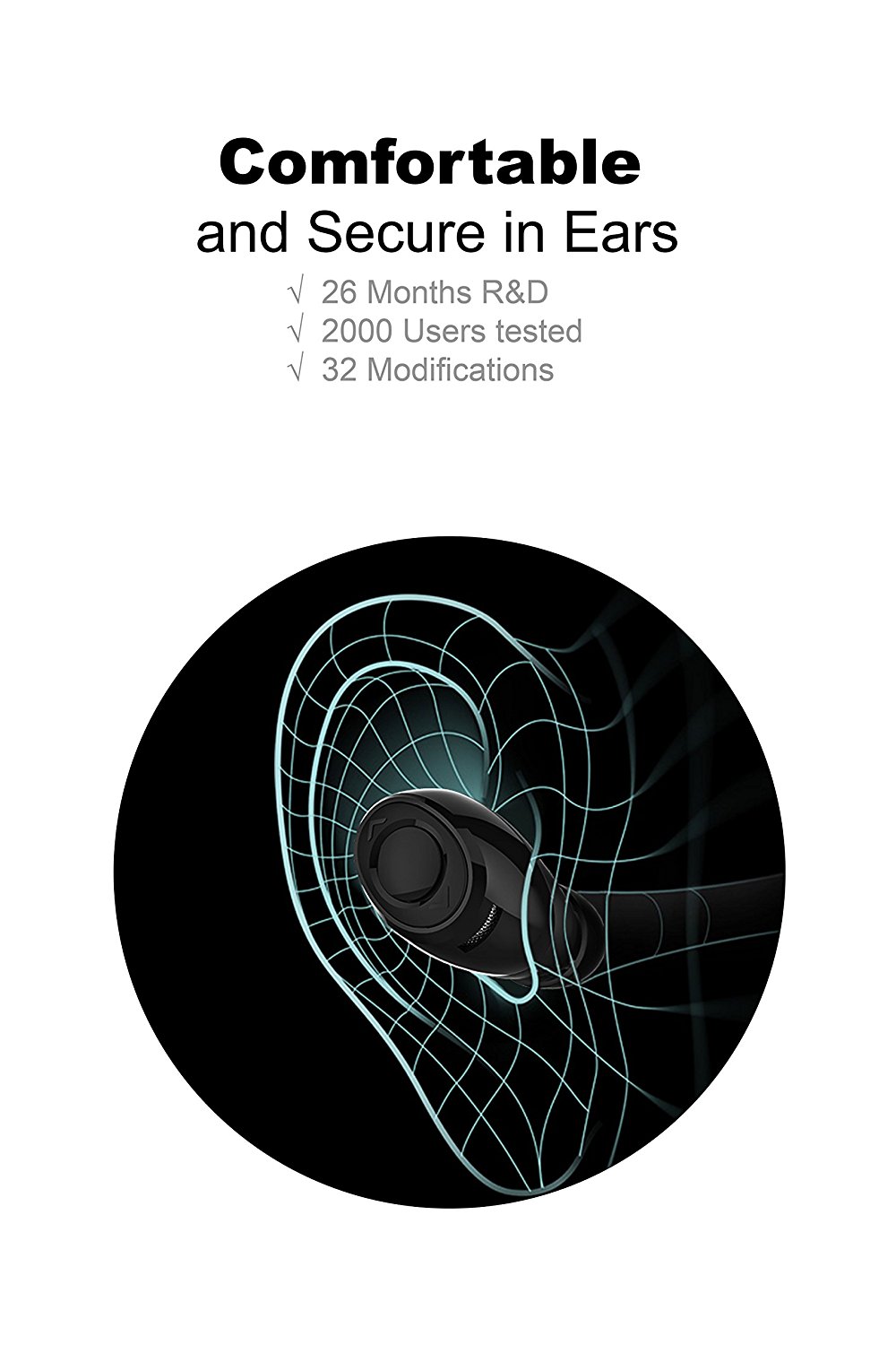 2017 red dot award，12 hours，Bluetooth sports headset，Fit1，