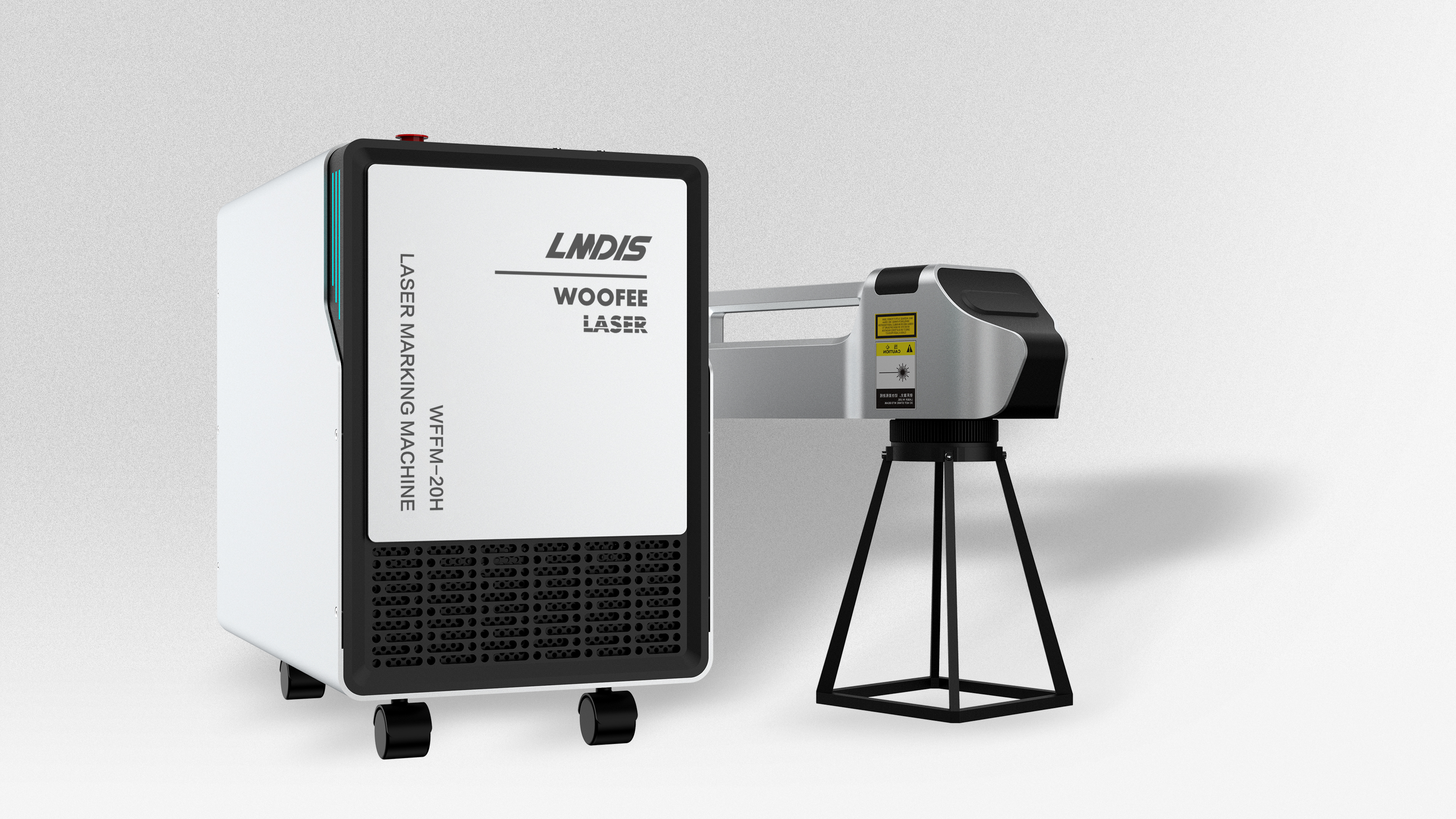 Break the traditional desktop laser marking machine and clean and mark，