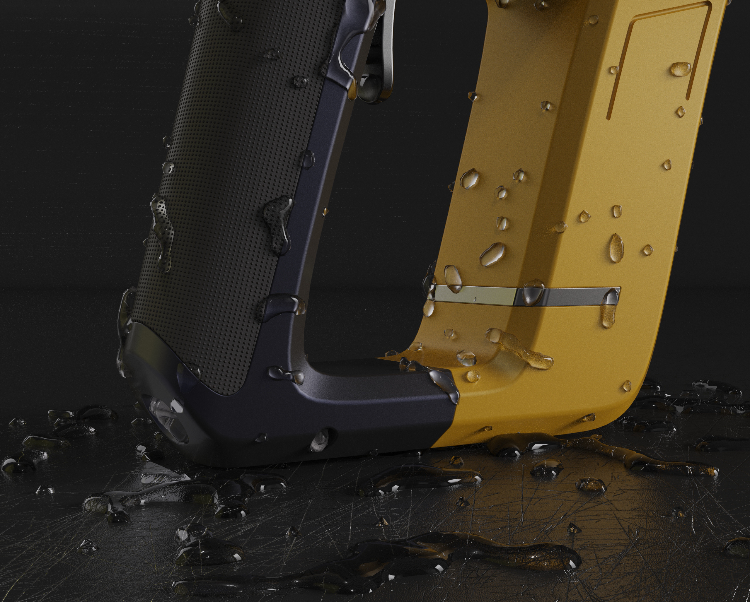 Water drop effect (rendering exercise)，