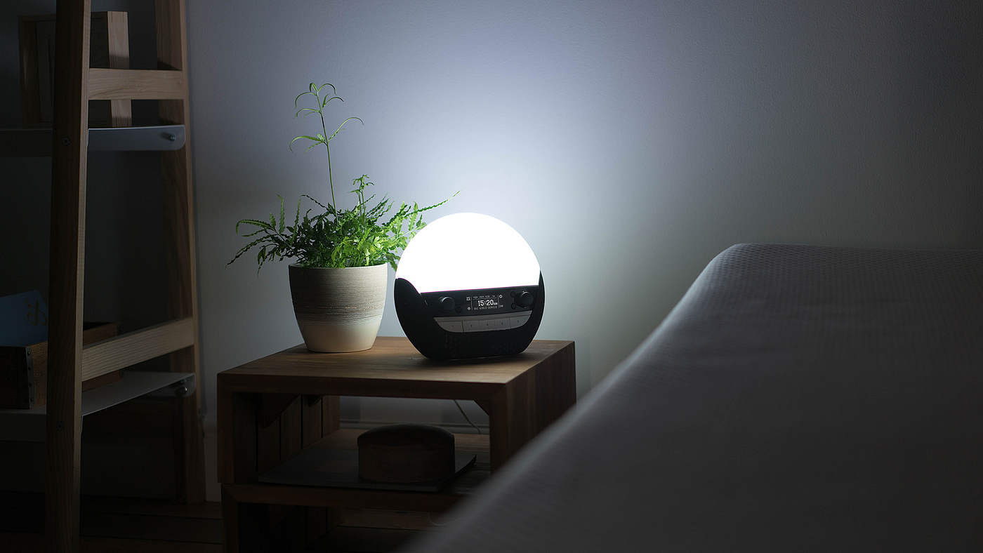 Bluetooth Speaker ，Charger，Night light，Clock，circular，