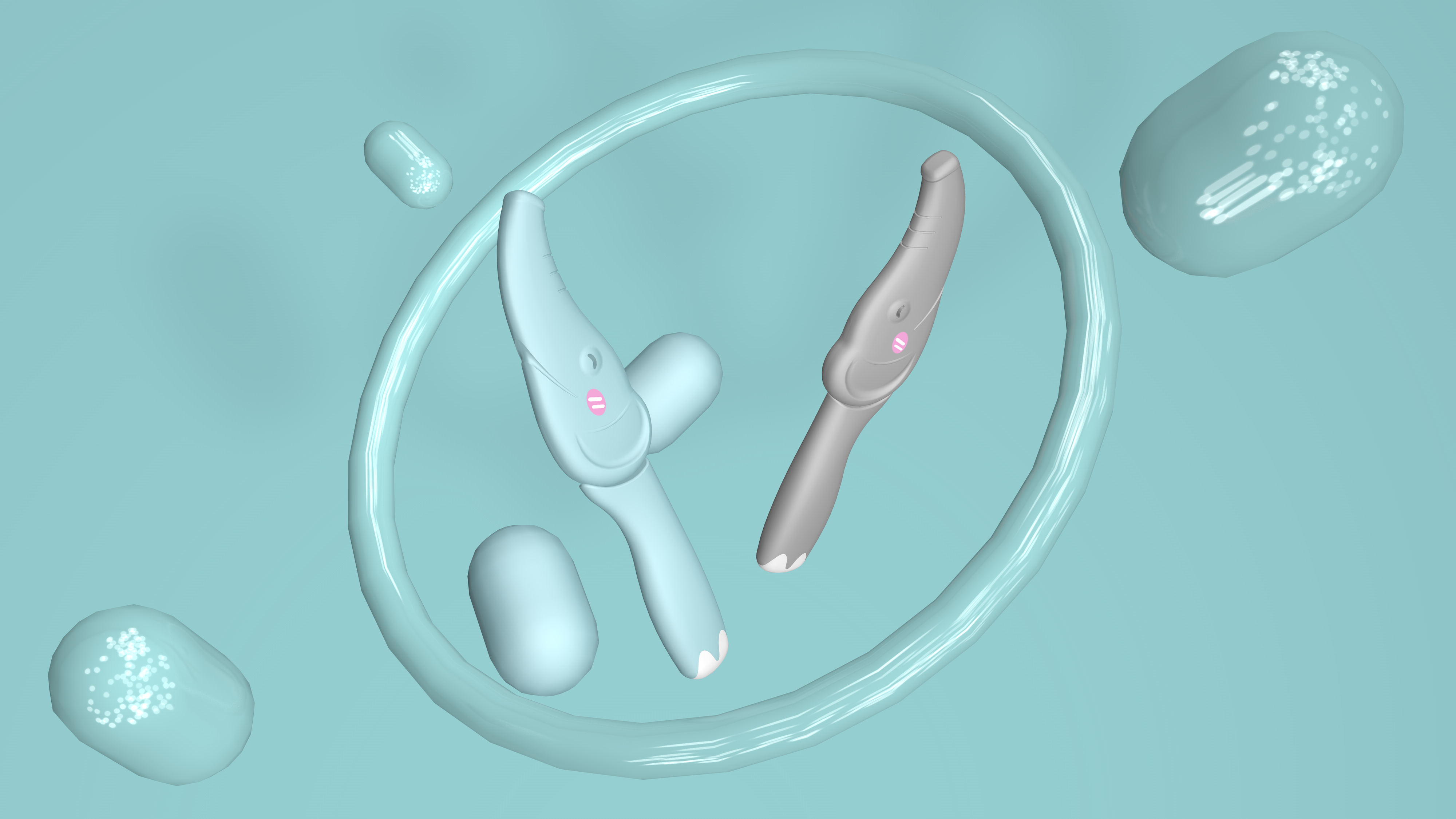 Elephant ceramic fruit knife，