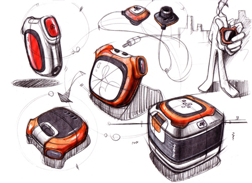 Hand drawn steps，product design，Liu Chuankai，Carlliu product design，