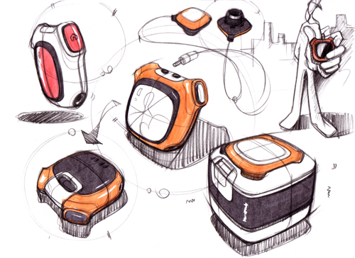 Hand drawn steps，product design，Liu Chuankai，Carlliu product design，