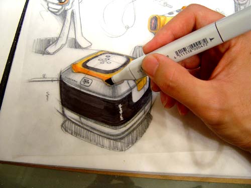 Hand drawn steps，product design，Liu Chuankai，Carlliu product design，