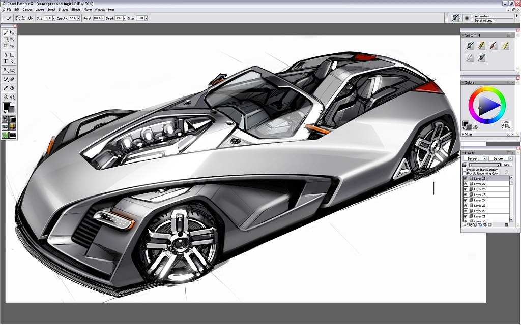 Ubee ，step，Car rendering，course，