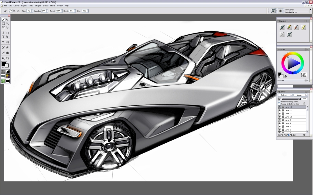 Ubee ，step，Car rendering，course，
