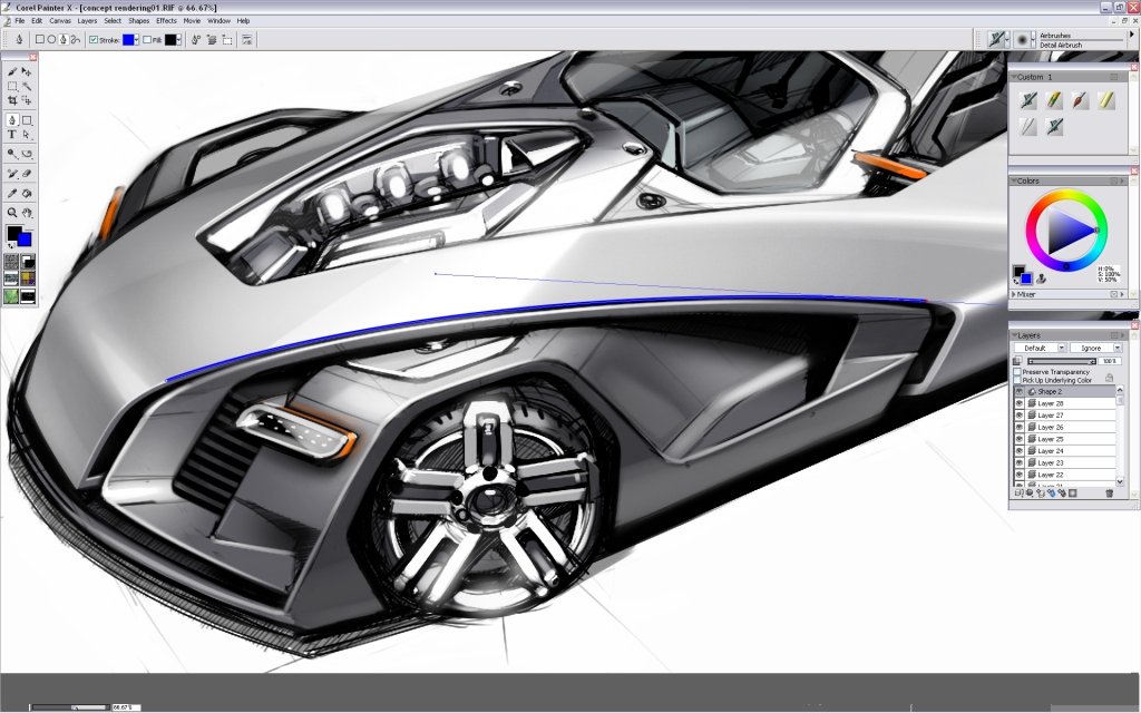 Ubee ，step，Car rendering，course，