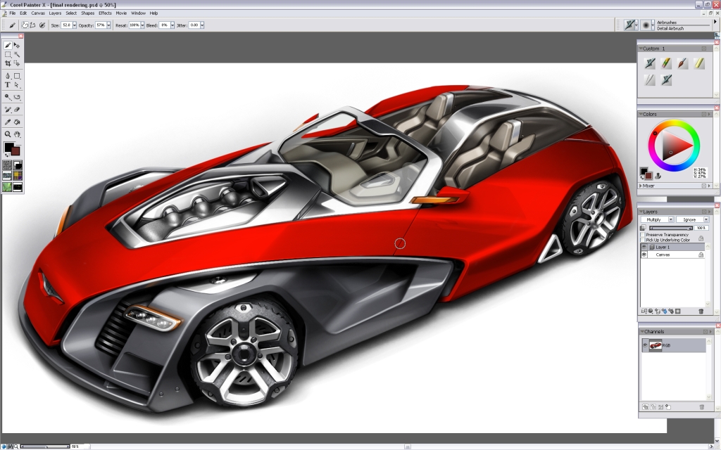 Ubee ，step，Car rendering，course，