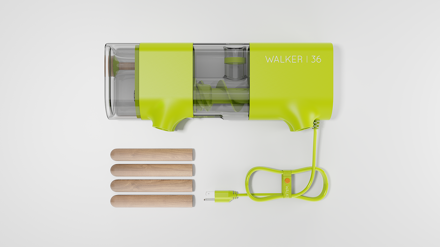 Walker Juicer，榨汁机，小家电，工业设计，