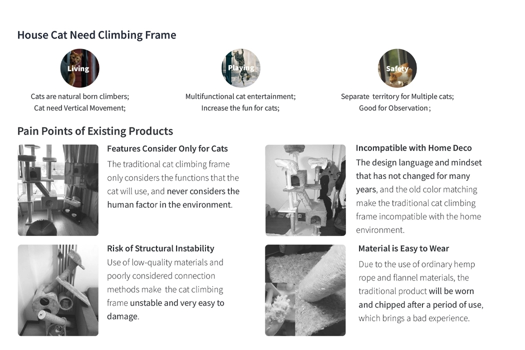 Pet Supplies & Pet，Cat climbing frame，furniture，Co-Living，