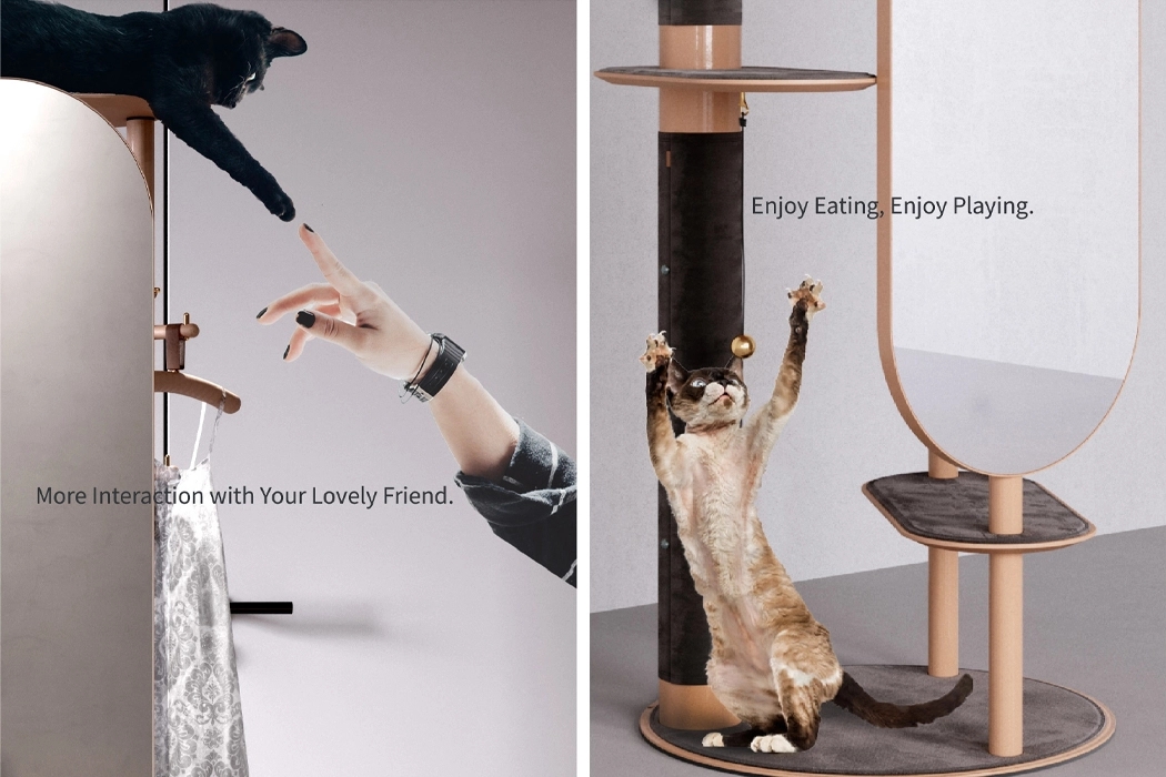 Pet Supplies & Pet，Cat climbing frame，furniture，Co-Living，
