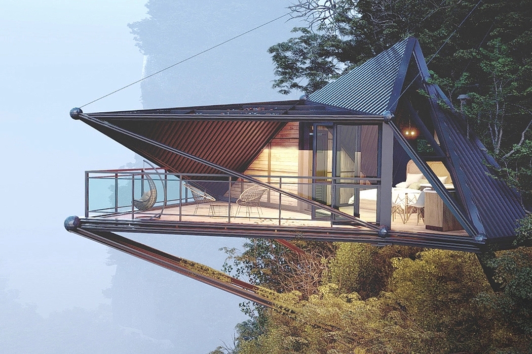 Architecture，Interior design，log cabin，industrial design，
