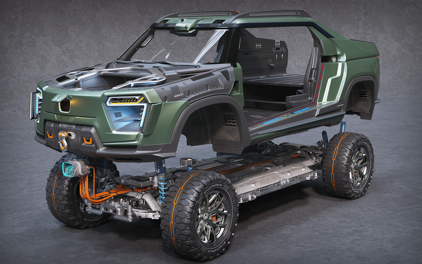 automobile，Rene Garcia，Electric，Honda，