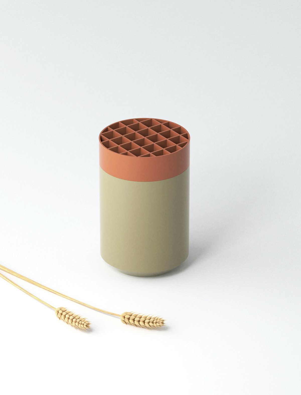 massif，Vase，Metallic materials，grace，