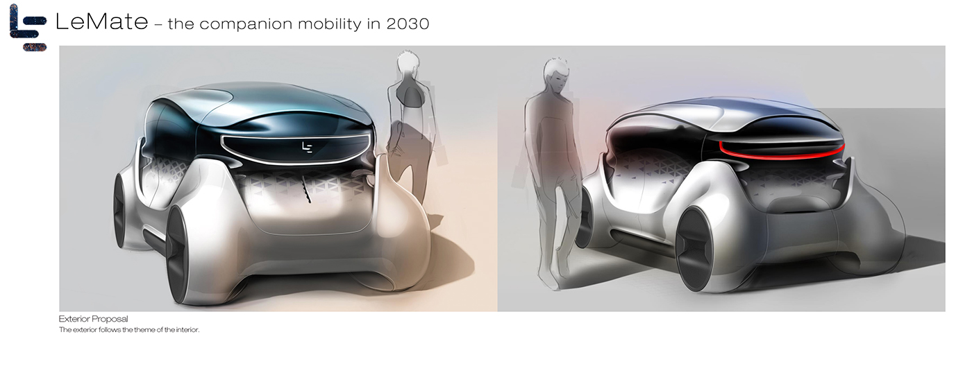 Lemate，Automobile design，Appearance Q cute，Unique shape，