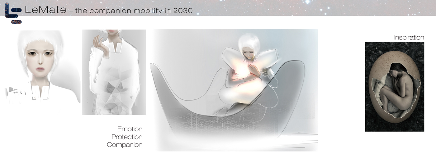 Lemate，Automobile design，Appearance Q cute，Unique shape，