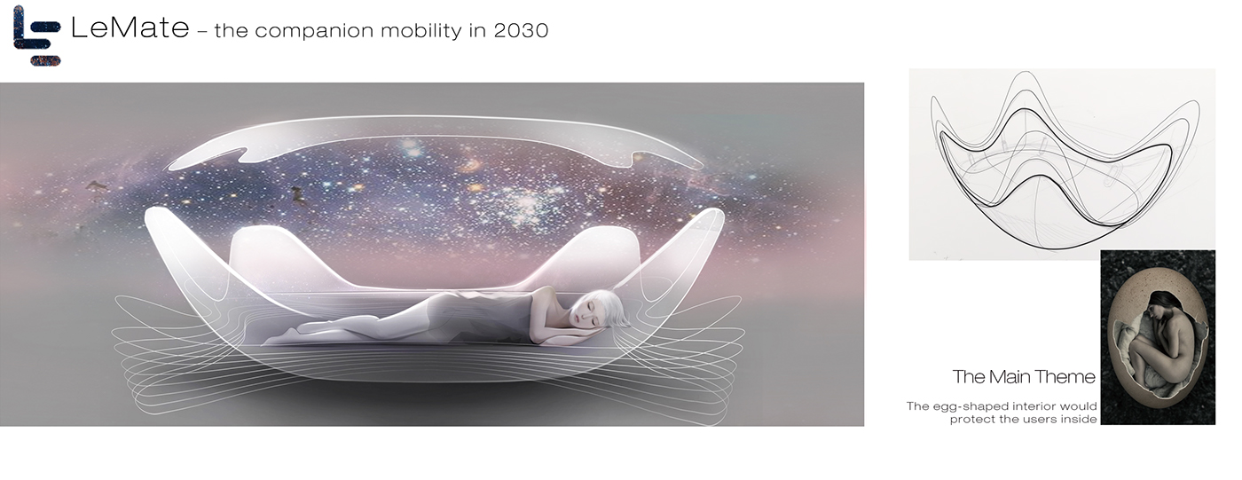 Lemate，Automobile design，Appearance Q cute，Unique shape，